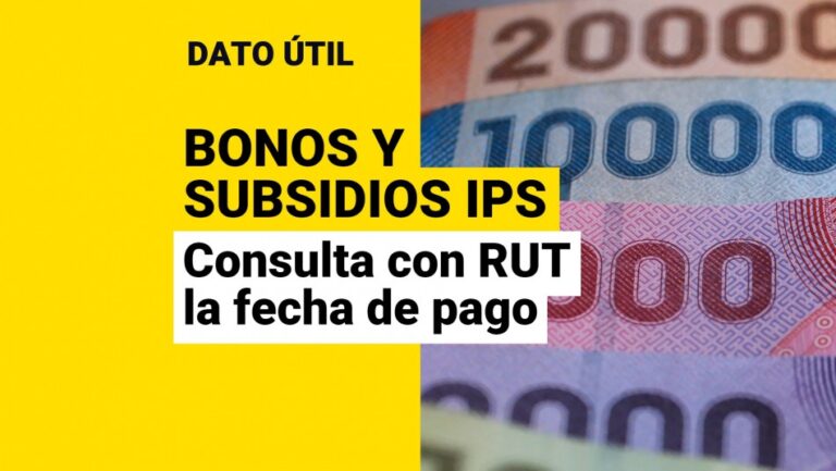 Fecha de pago IPS con RUT